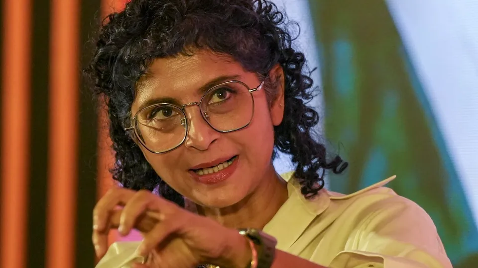 Filmmaker Kiran Rao speaks at an event of the Indian Chamber of Commerce's Ladies Study Group, in Kolkata, Friday, Sept. 27, 2024. 