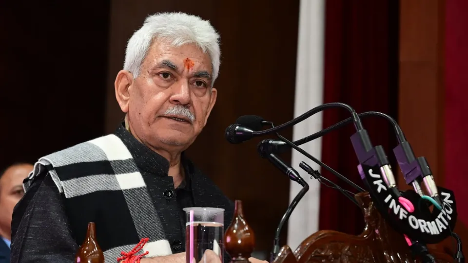 Jammu and Kashmir Lt Governor Manoj Sinha (File image)