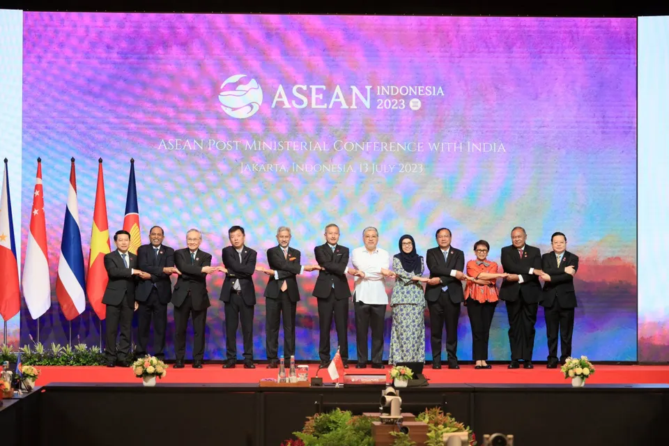 External Affairs Minister S Jaishankar with other leaders at ASEAN-India Foreign Ministers meeting in Jakarta