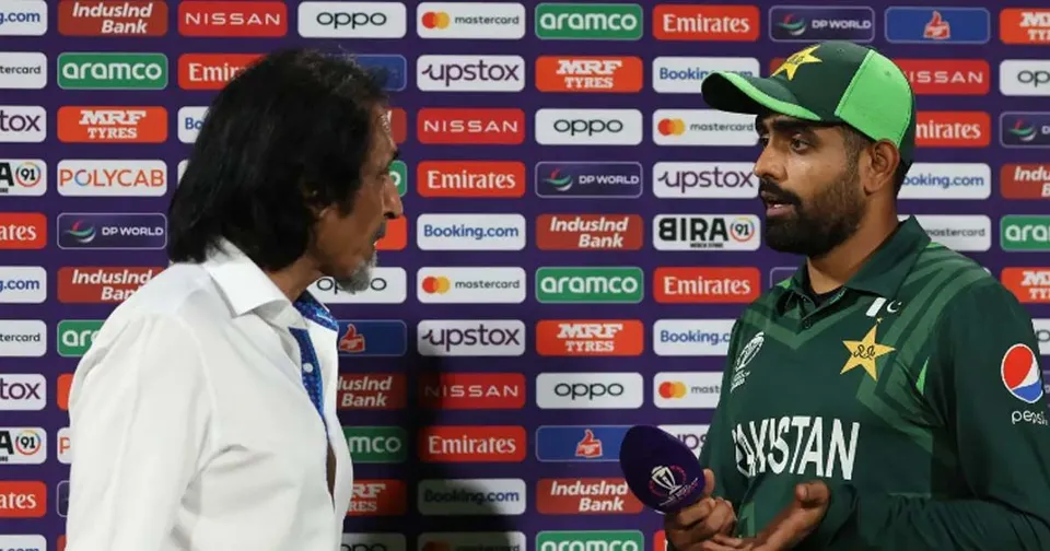 Ramiz Raja and Babr Azam 