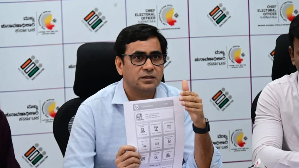 Karnataka Chief Electoral Officer Manoj Kumar Meena