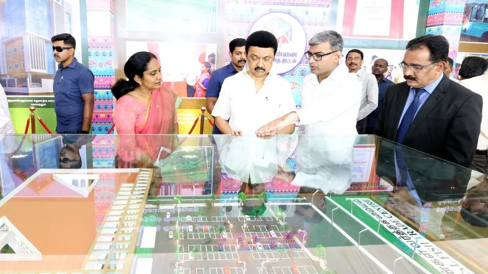 Tamil Nadu Chief Minister M K Stalin laid the foundation for various projects on Monday