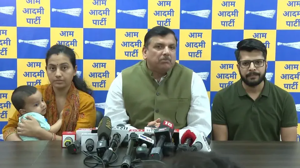 AAP Rajya Sabha MP Sanjay Singh appealed to people to contribute for a crowdfunding initiative on Friday