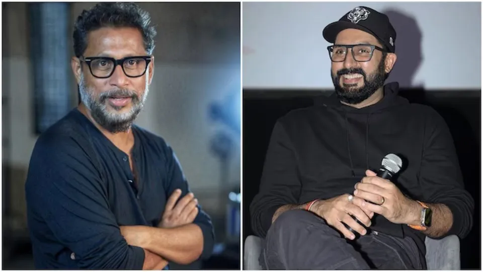 Shoojit Sircar and Abhishek Bachchan (File image)