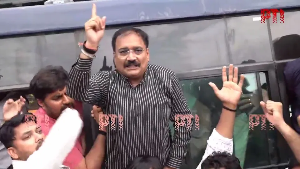 Virendra Sachdeva Protest