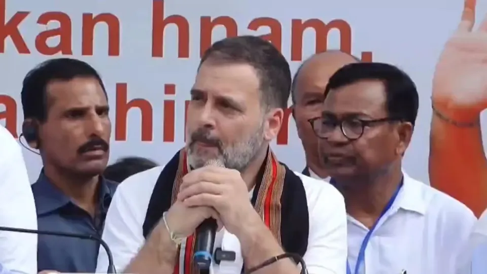 Rahul Gandhi in Mizoram