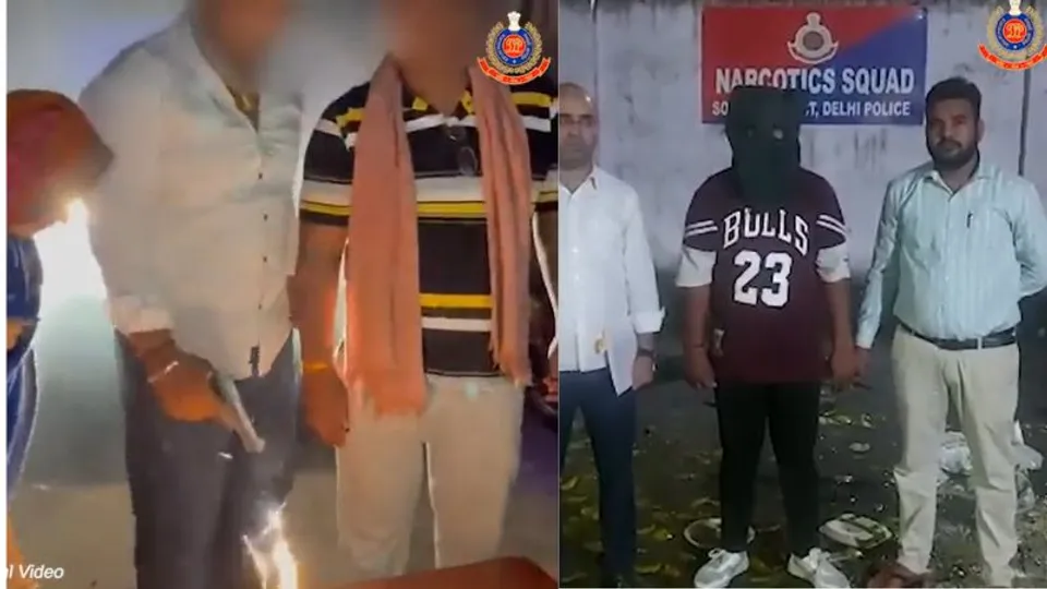 Delhi Police Cake Gun