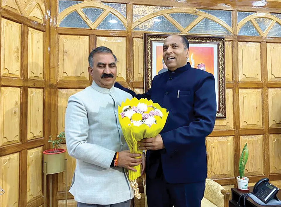 Sukhvinder Singh Sukhu Jairam Thakur Himachal Pradesh