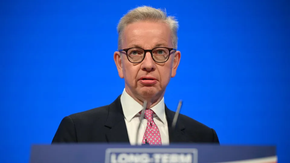 UK Levelling Up and Communities Secretary Michael Gove