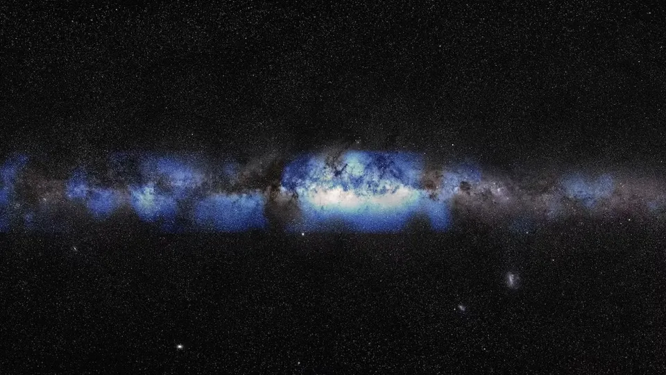 First ever view of the Milky Way seen through the lens of neutrino particles