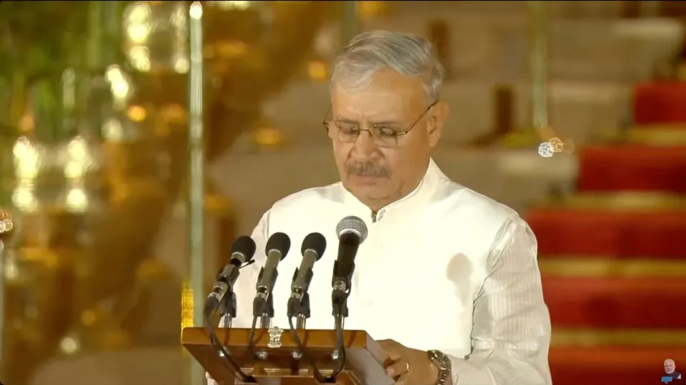 Rao Inderjit Singh takes oath as Union Cabinet Minister in the Modi Cabinet 2024