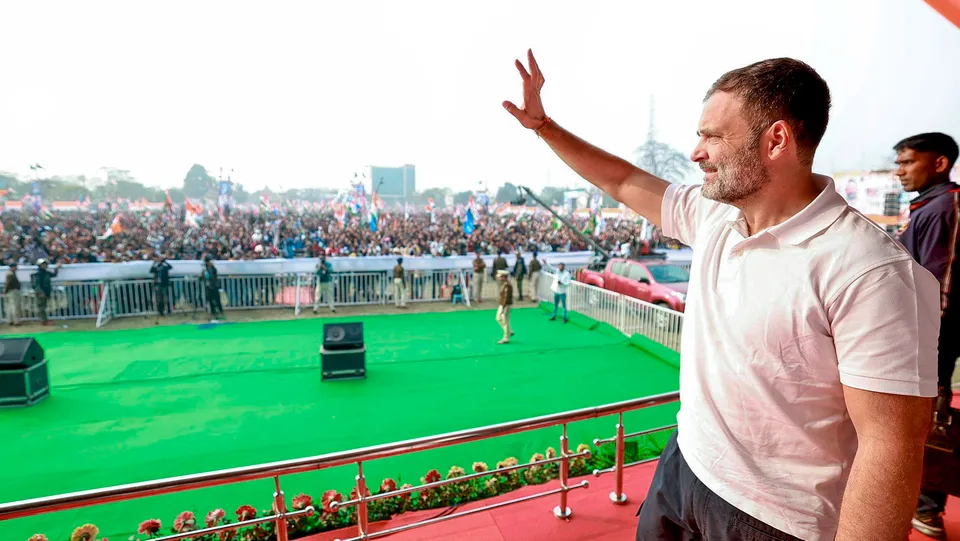 Congress leader Rahul Gandhi during the 'Bharat Jodo Nyay Yatra'