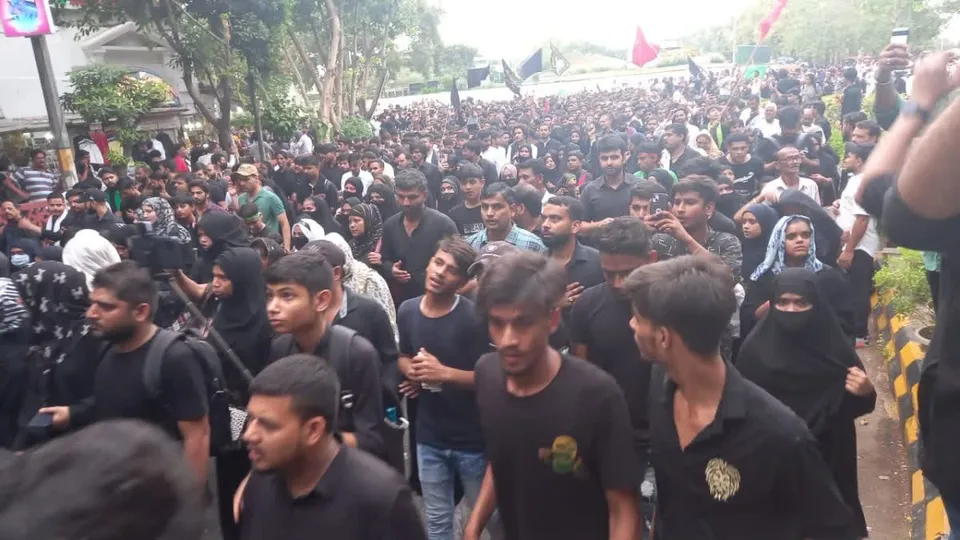 Chehlum procession Delhi Police