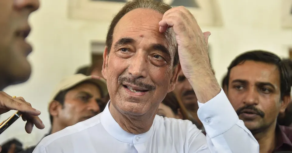 Ghulam Nabi azad Jammu kashmir DAP