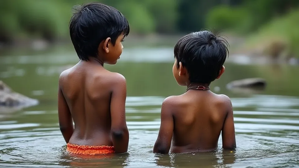 Kids drowned in water