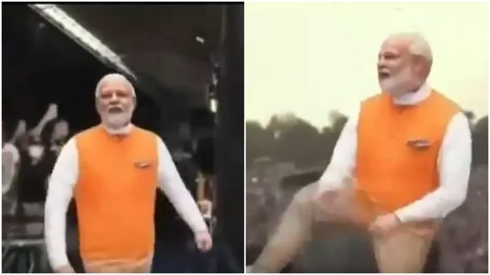 Narendra Modi Danching