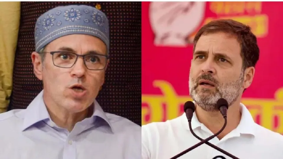 Omar Abdullah Rahul Gandhi