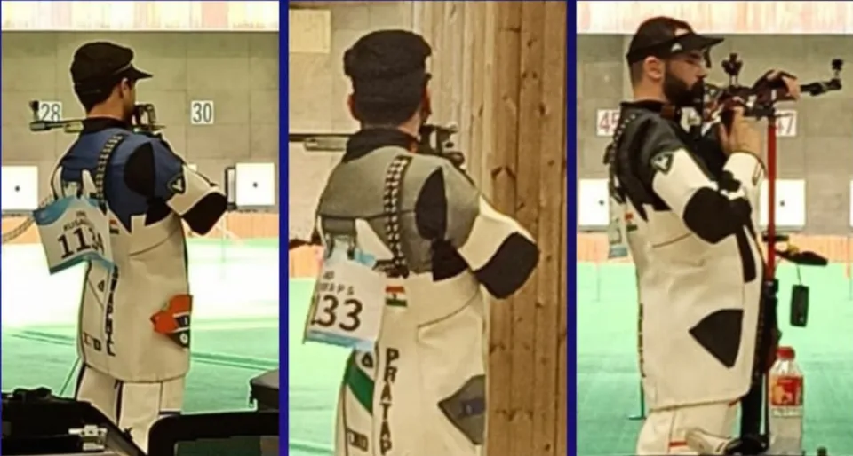 Aishwary Pratap Singh Tomar, Swapnil Kusale and Akhil Sheoran win Aisan Games Gold