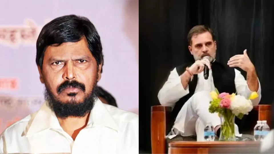 Ramdas Athawale Rahul Gandhi