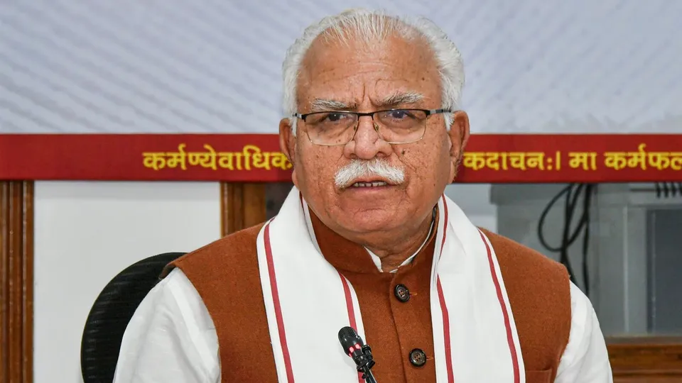 Haryana chief minister Manohar Lal Khattar