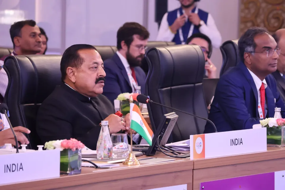 Jitendra Singh G20 Science Ministers meeting