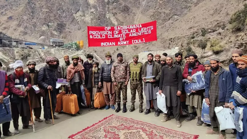 Indian army Poonch Solar Lights