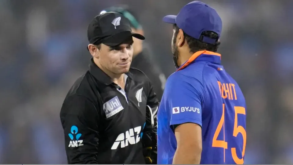 Tom Latham and Rohit Sharma