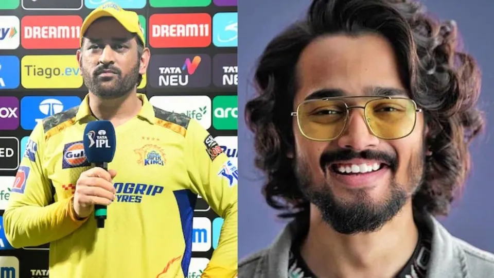 MS Dhoni Bhuvan bam.jpg