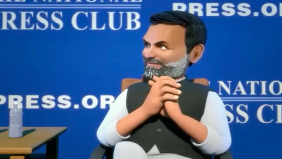 Rahul Gandhi animated video