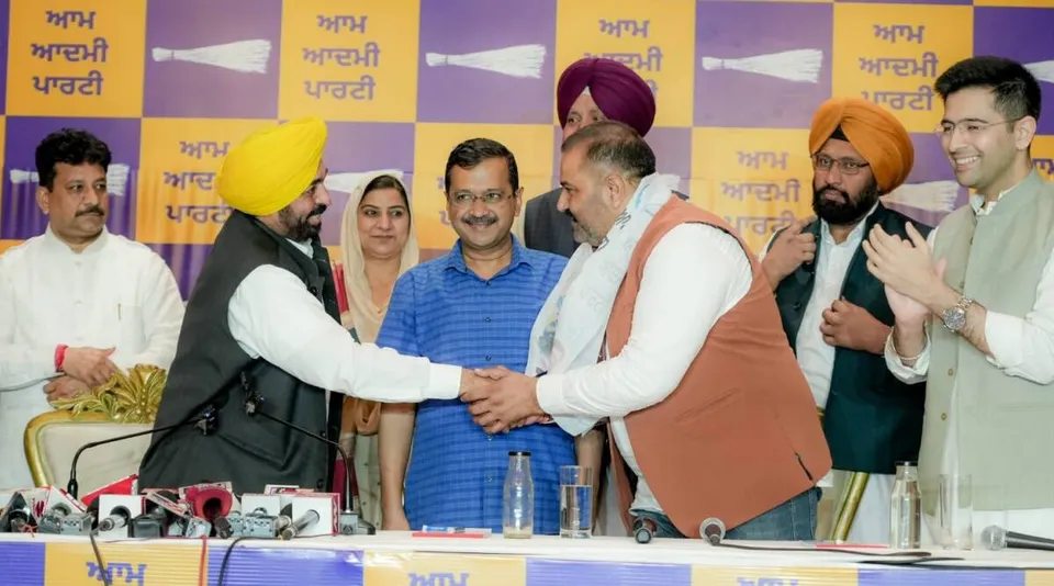 Arvind Kejriwal Jalandhar AAP Sushil Rinku Bhagwant Mann