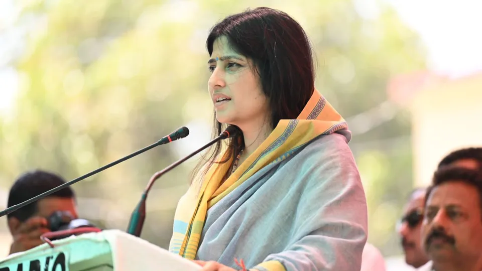  Samajwadi Party's Mainpuri candidate Dimple Yadav