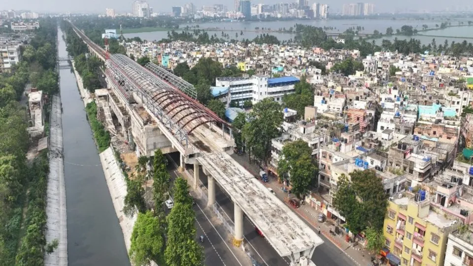 Kolkata Metro completes structural work of Gour Kishor Ghosh Metro station of Orange line