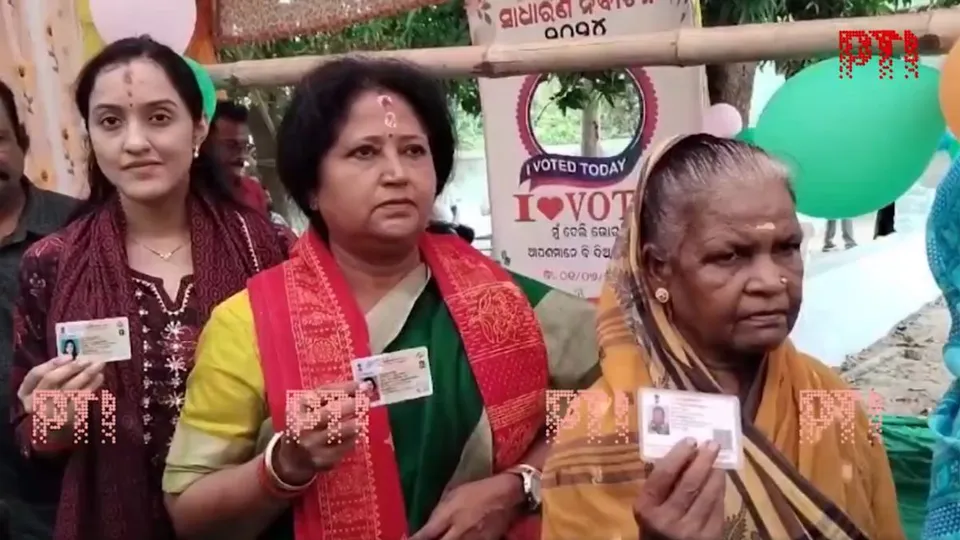Queues at a polling booth in Odisha