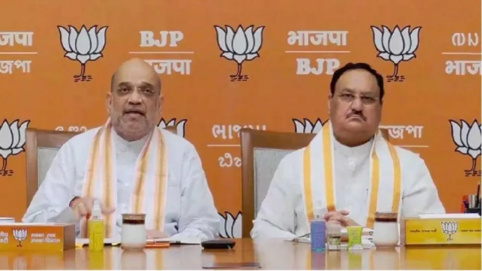 Amit Shah and J P Nadda (File image)