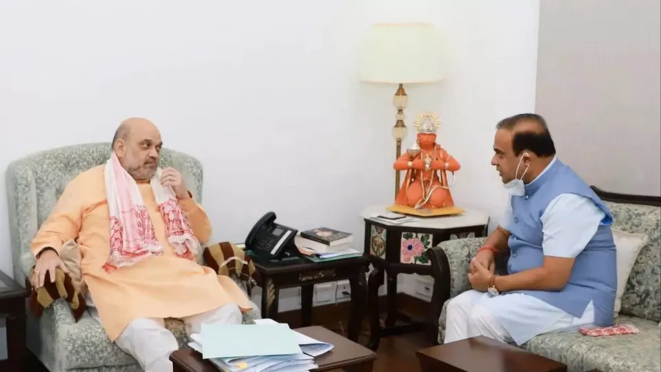 Amit Shah Himanta Biswa Sarma