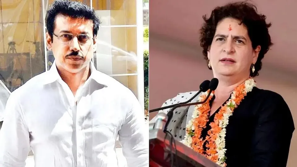 Rajyavardhan Rathore AND Priyanka Gandhi.jpg