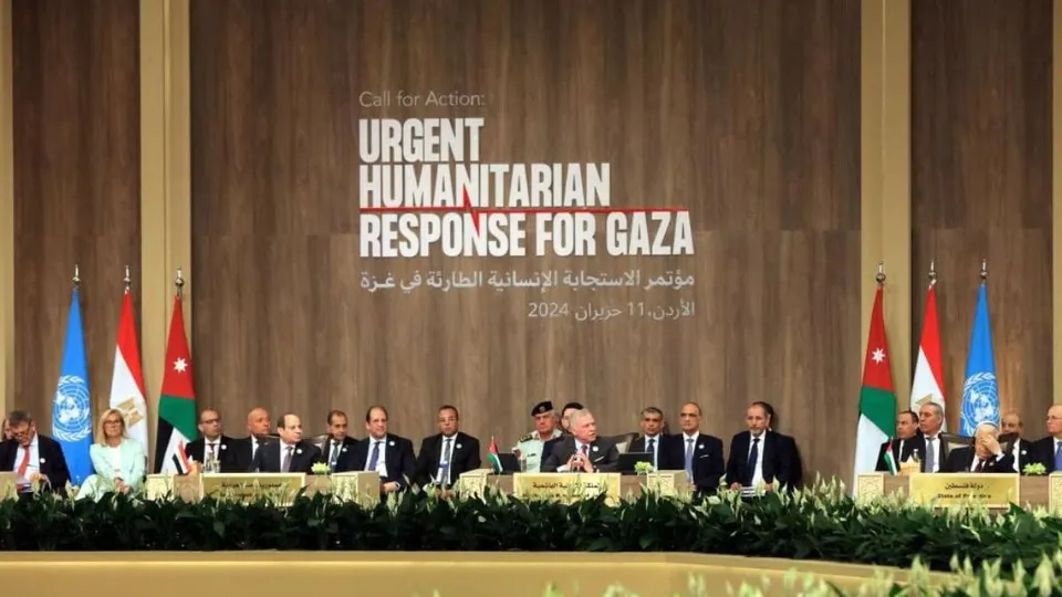 Secretary represented India at the High Level Conference in Amman on 'Urgent Humanitarian Response for Gaza'