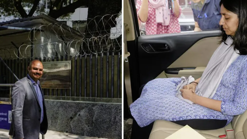 Delhi Chief Minister Arvind Kejriwal's aide Bibhav Kumar and AAP MP Swati Maliwal