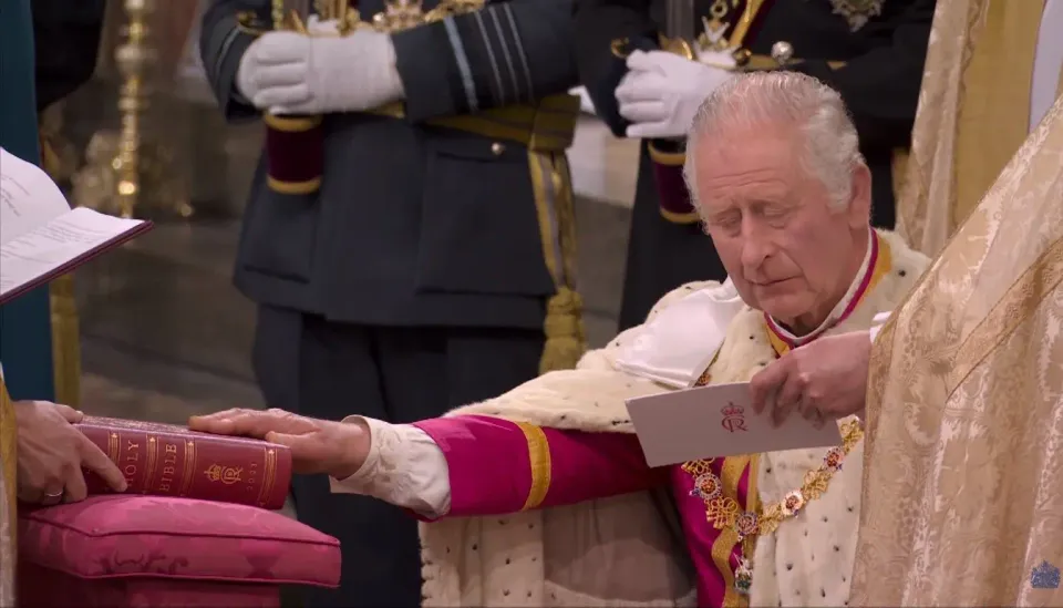 king charles iii oath taking ceremony