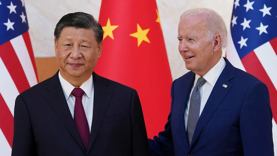 Xi Jinping and Joe Biden meet on the sidelines of the G-20 Summit in Indonesia on November 14, 2022