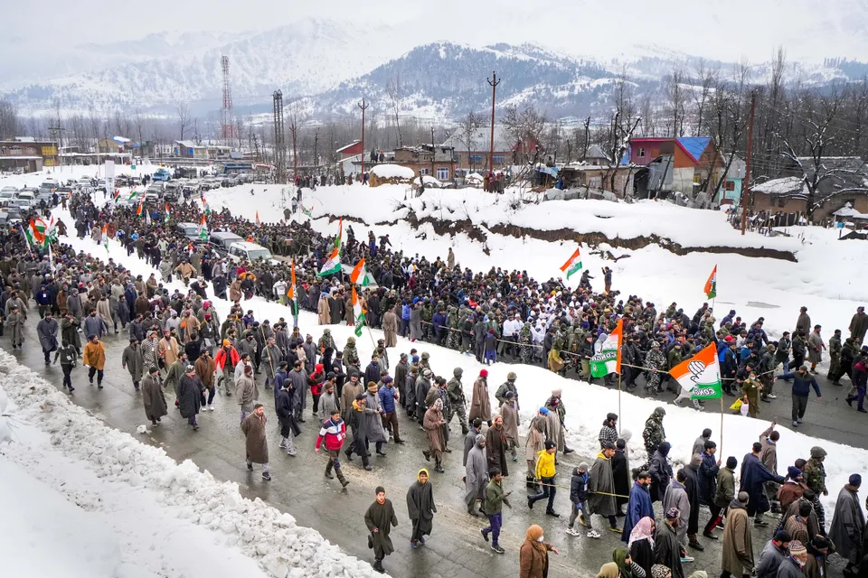 Bharat Jodo Yatra in J&K