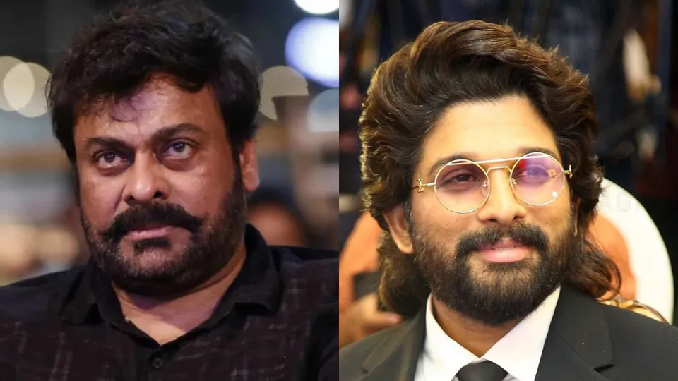 Chiranjeevi and Allu Arjun (File image)