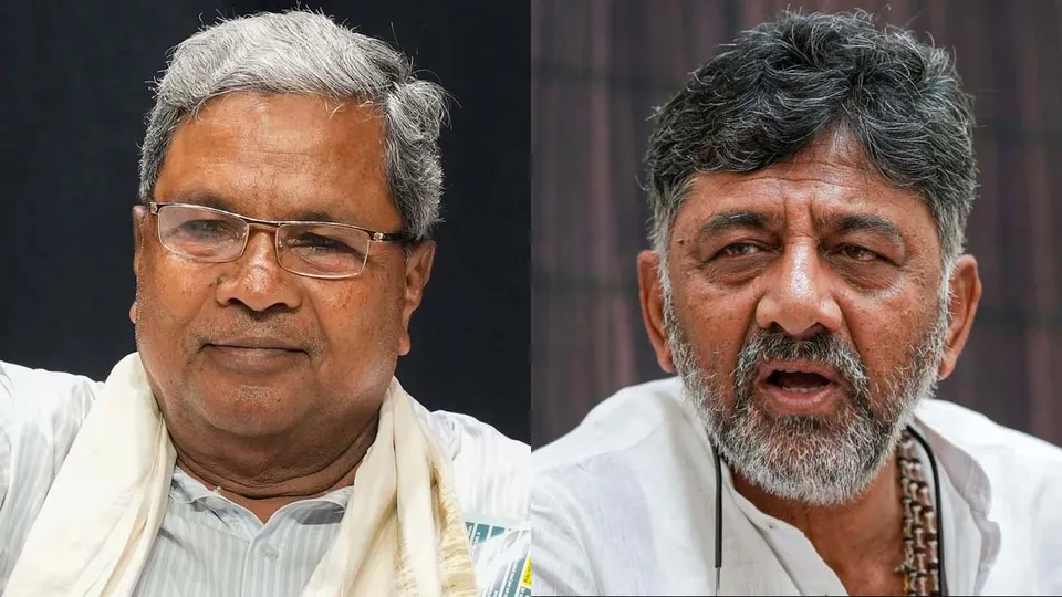 Siddaramaiah and D K Shivakumar