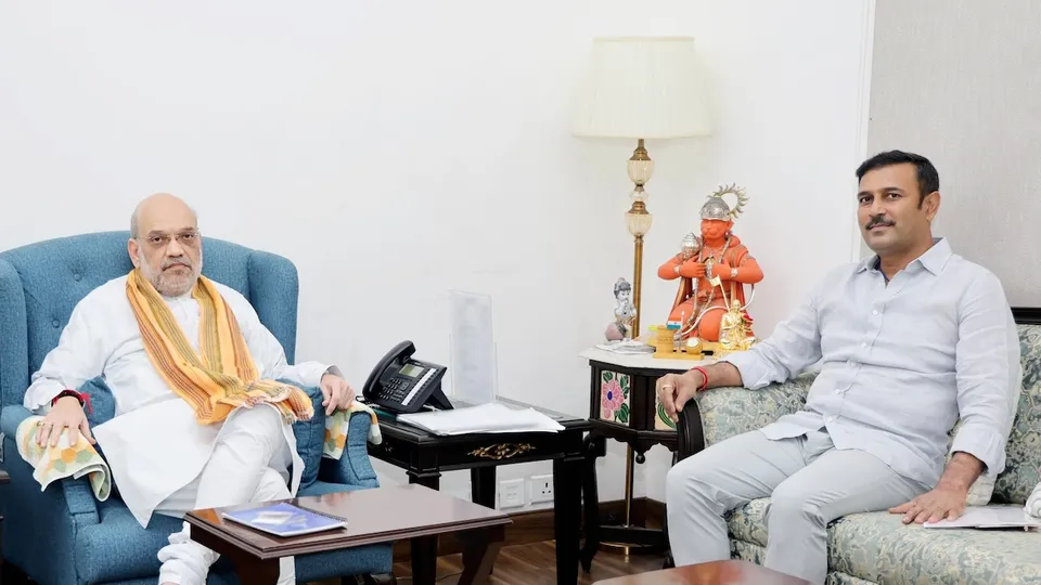 Amit Shah and Sudesh Mahto