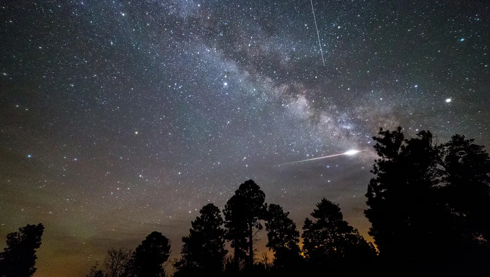 Meteors, supermoons, a comet
