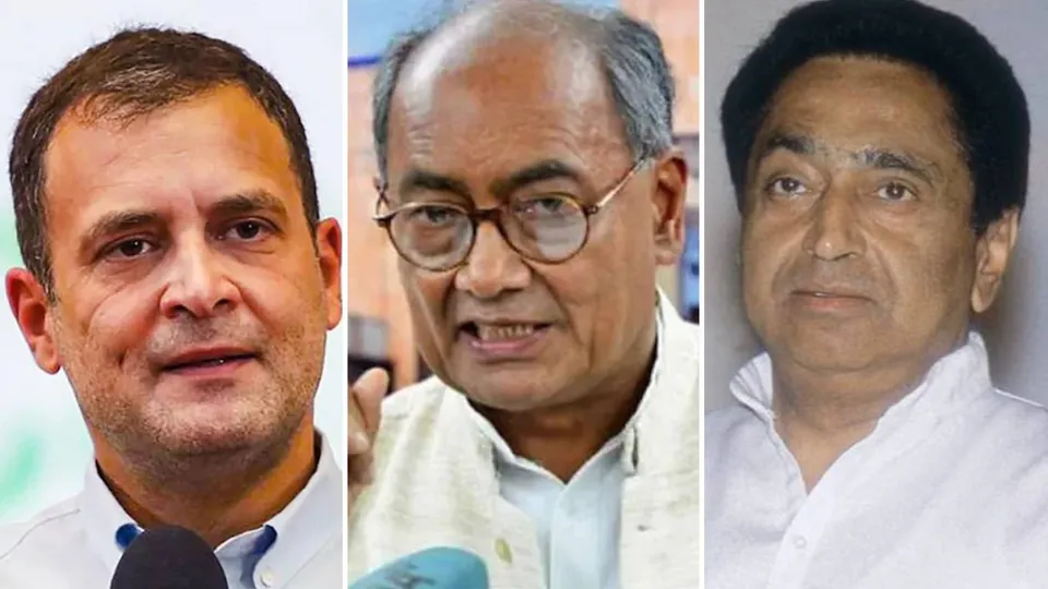 Digvijaya Singh Madhya Pradesh kamal Nath Rahul Gandhi