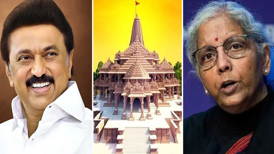 M K Stalin Nirmala Sitharaman Tamil Nadu ram mandir telecast