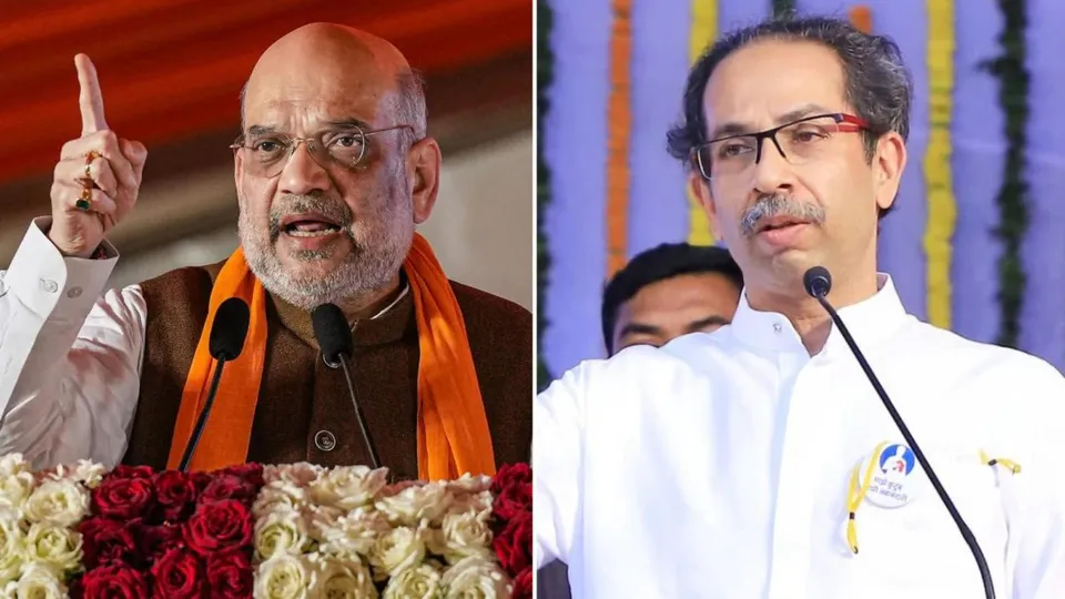 Amit Shah Uddhav Thackeray