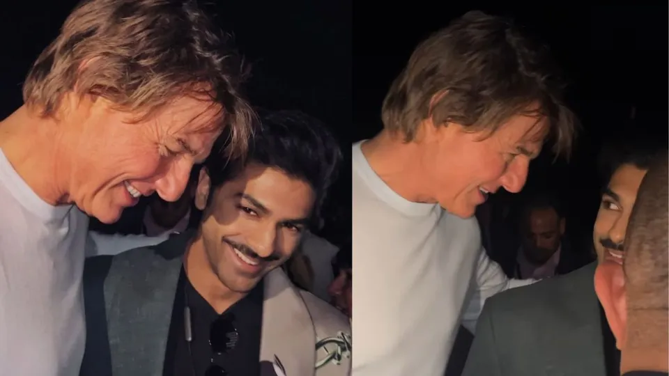 Taaha Shah Badussha met Hollywood superstar Tom Cruise in London