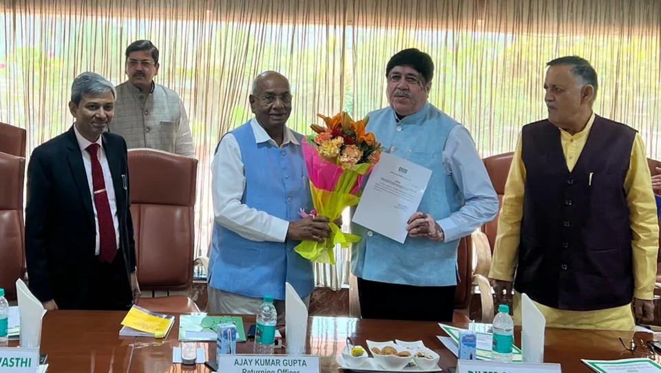 Dileep Sanghani being elected as Chairman